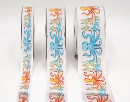 Lebhaftes Oktopus Jacquardband_AI-KN